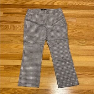 MAX MARA Patterned navy and White Pants